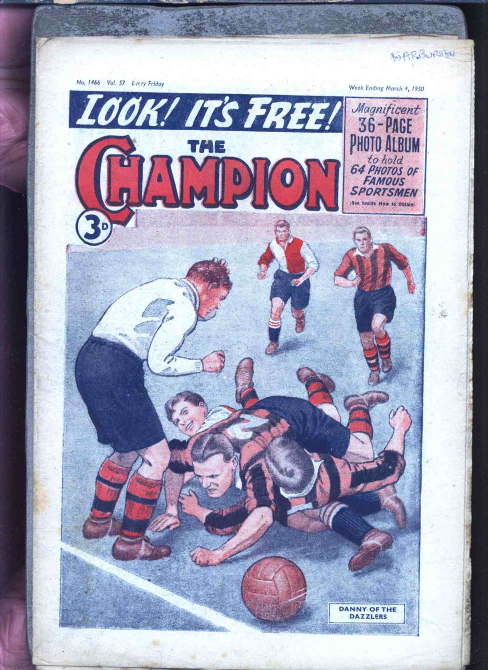 Comic Book Cover For The Champion 1466