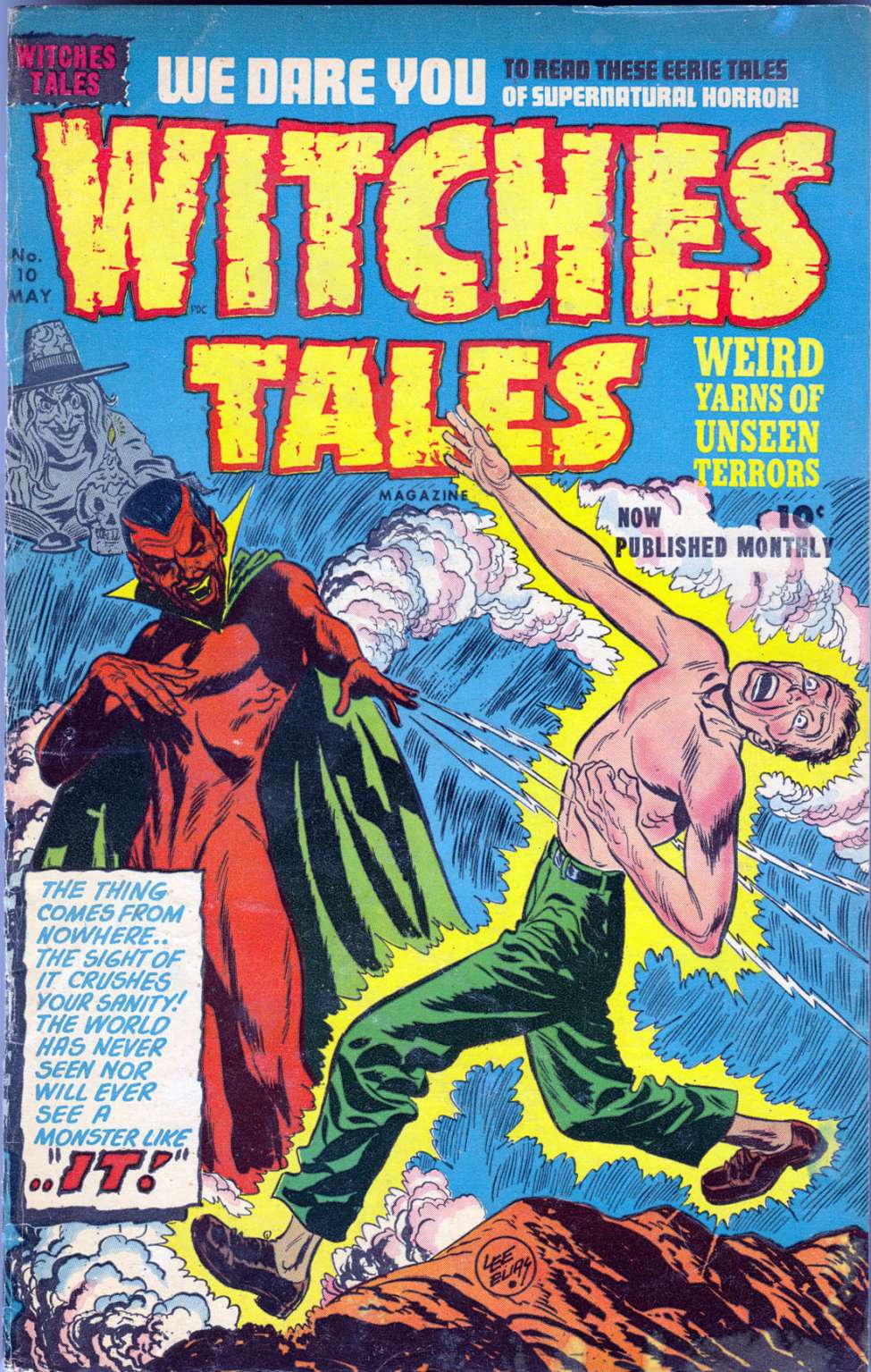 Comic Book Cover For Witches Tales 10 (alt) - Version 2