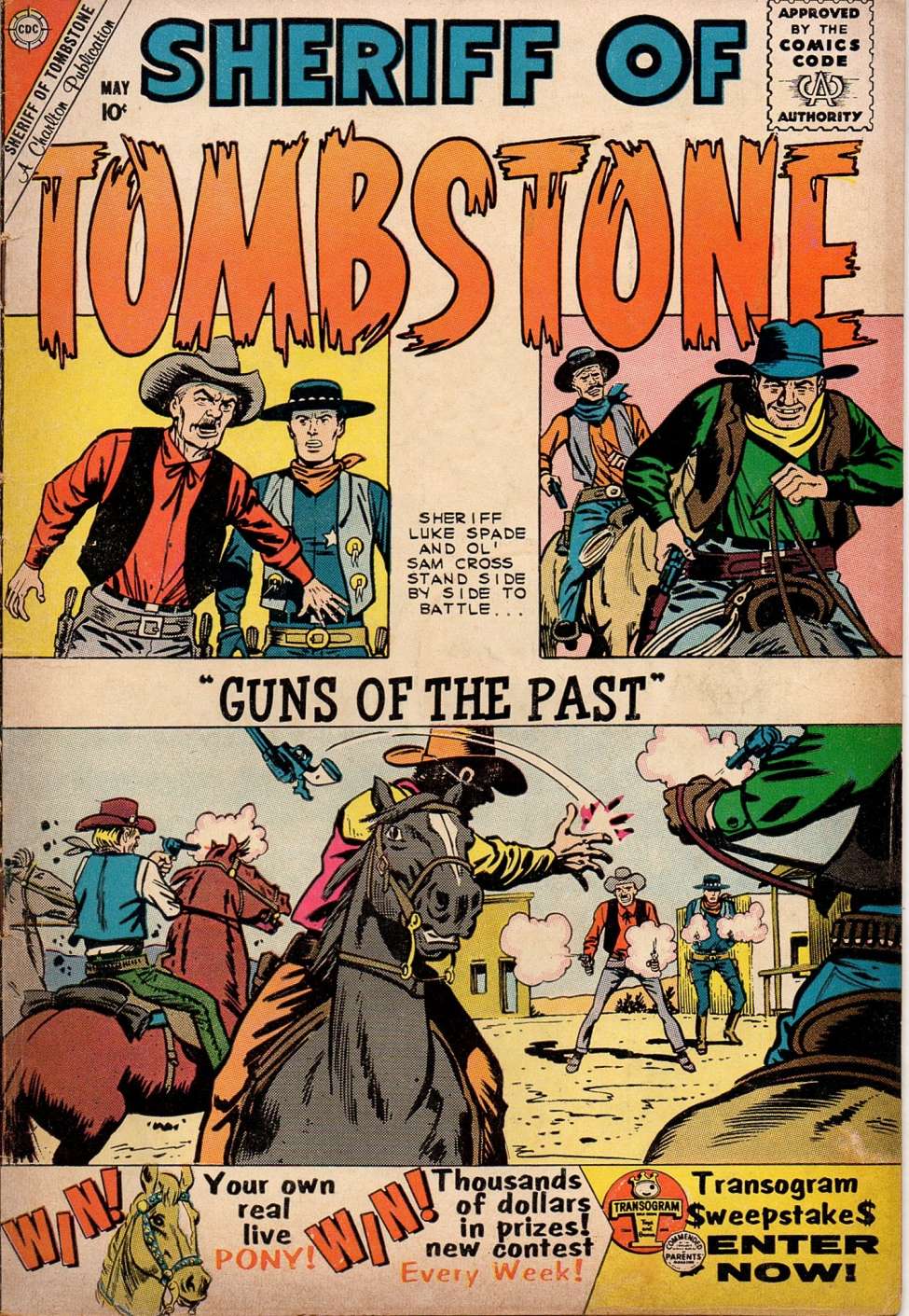 Comic Book Cover For Sheriff of Tombstone 9