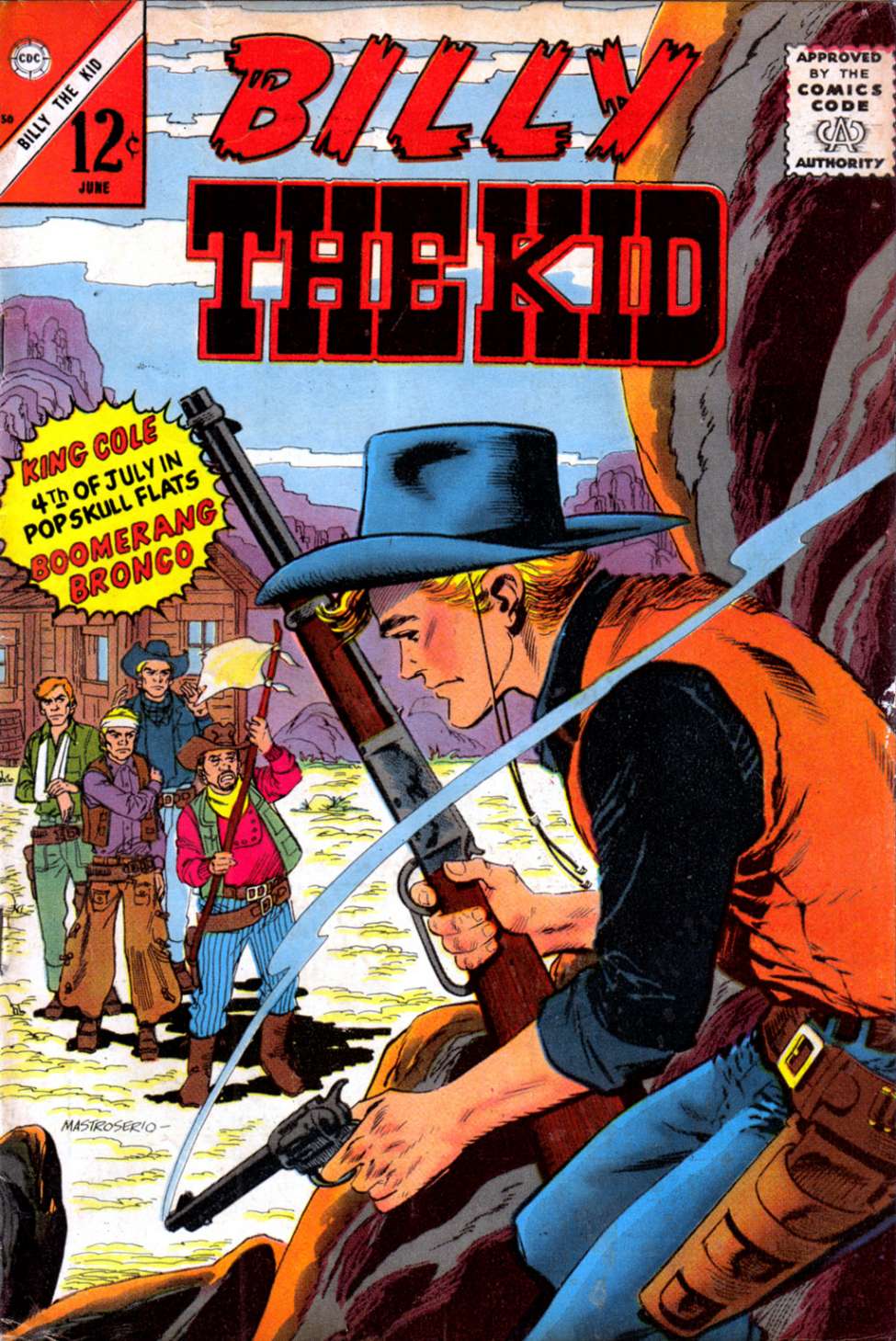 Comic Book Cover For Billy the Kid 50