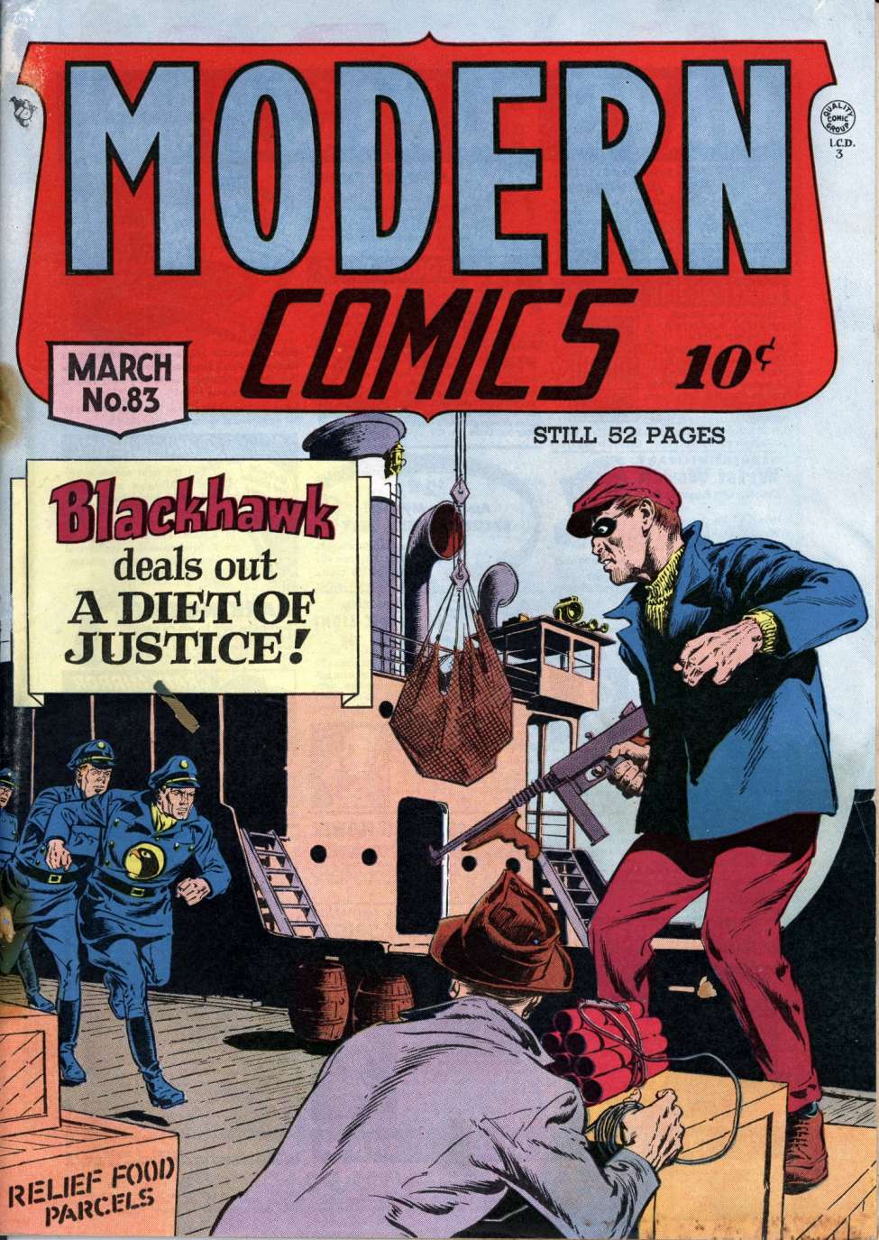 Comic Book Cover For Modern Comics 83