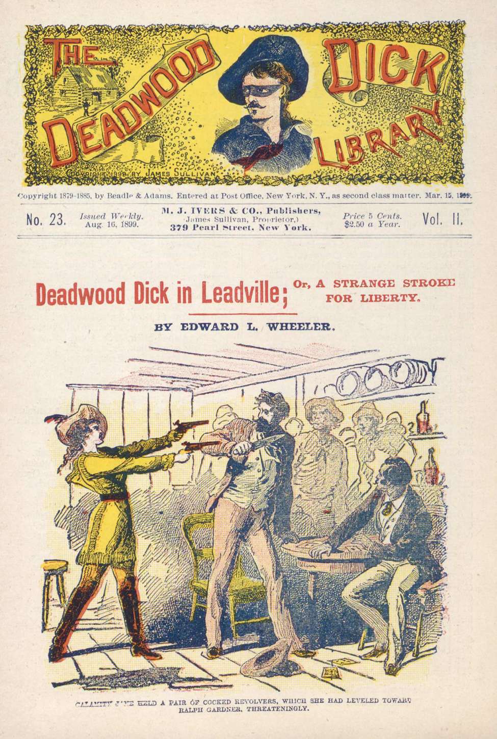 Book Cover For Deadwood Dick Library v2 23 - Deadwood Dick in Leadville