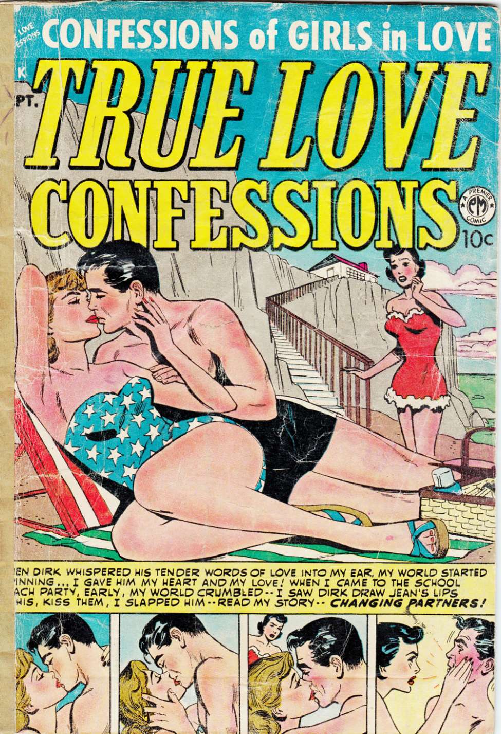 Comic Book Cover For True Love Confessions 3