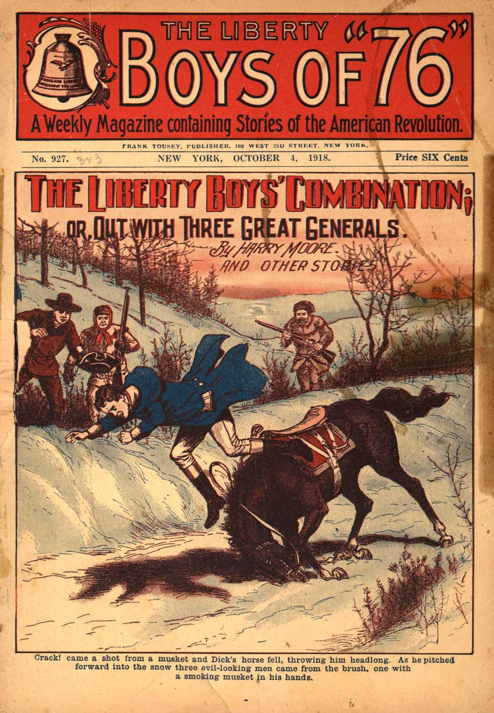 Book Cover For The Liberty Boys of 76 927 - The Liberty Boys' Combination