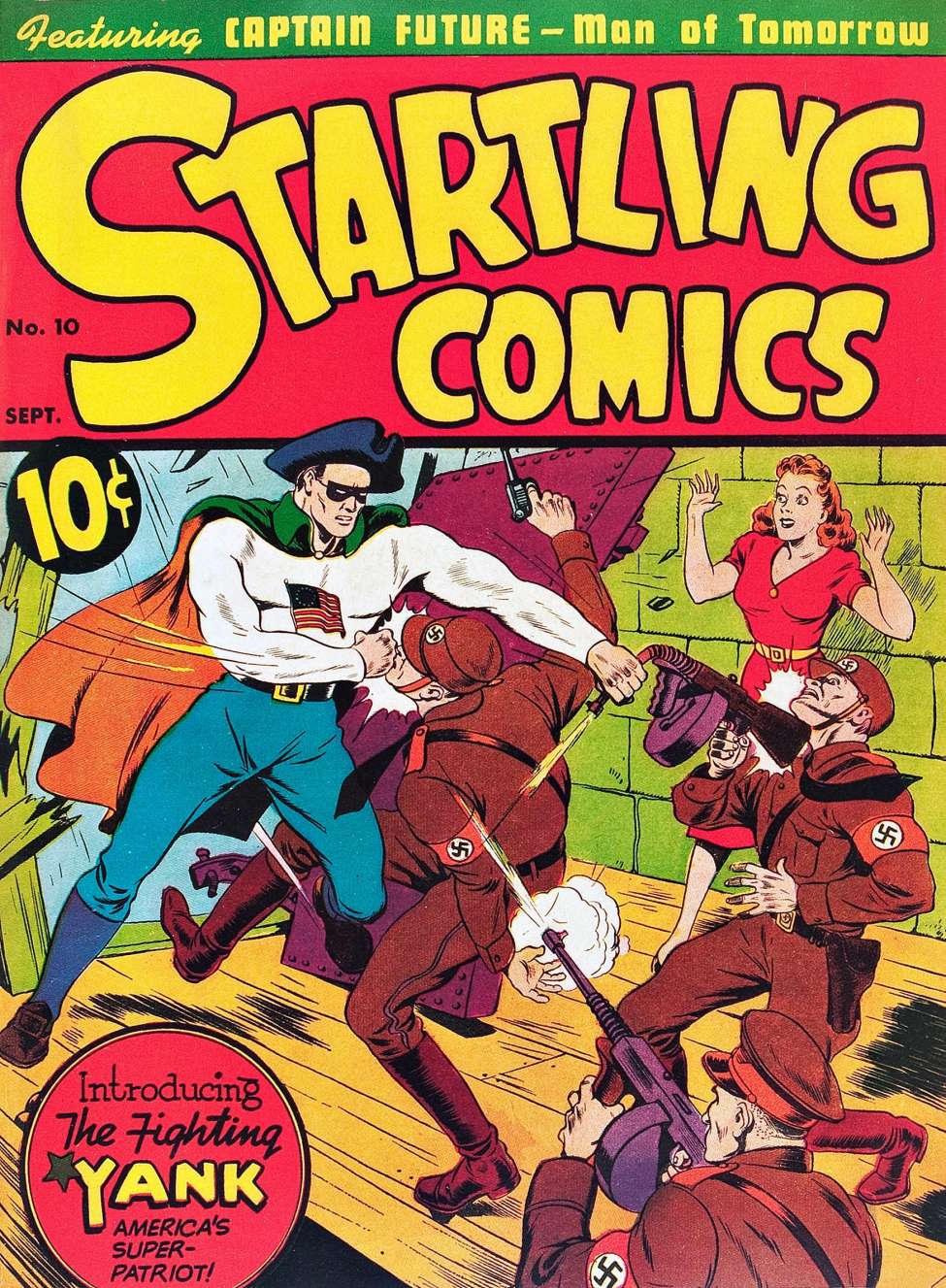 Comic Book Cover For Startling Comics 10 - Version 2