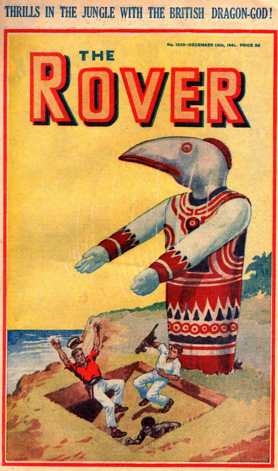 Comic Book Cover For The Rover 1020