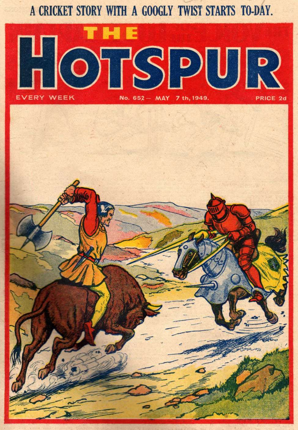 Comic Book Cover For The Hotspur 652