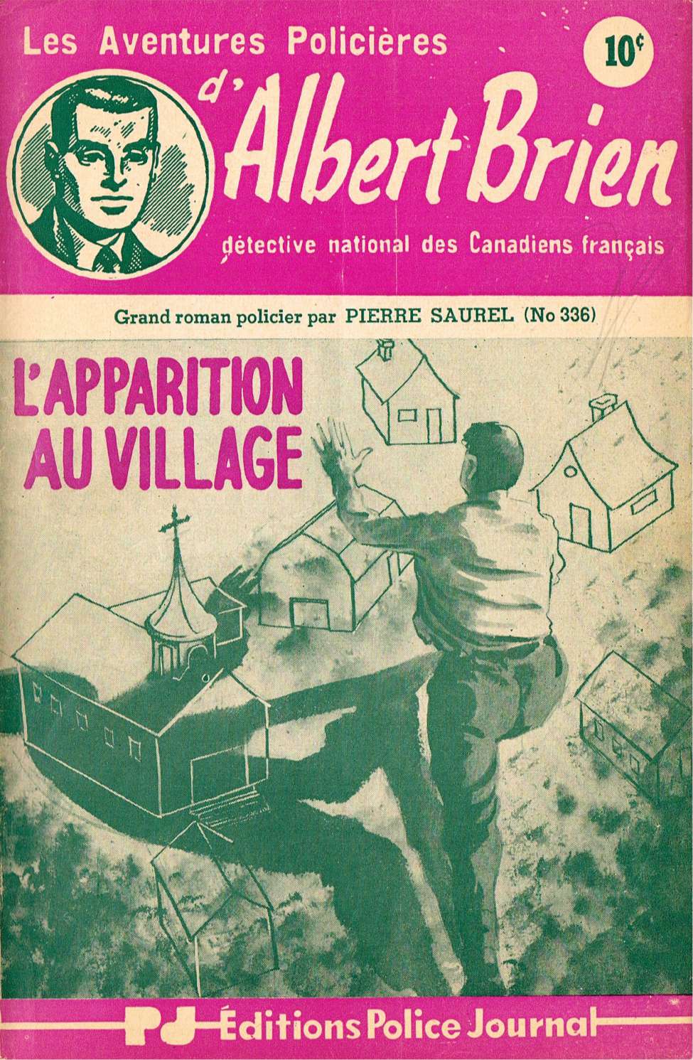 Comic Book Cover For Albert Brien v2 336 - L'apparition au village