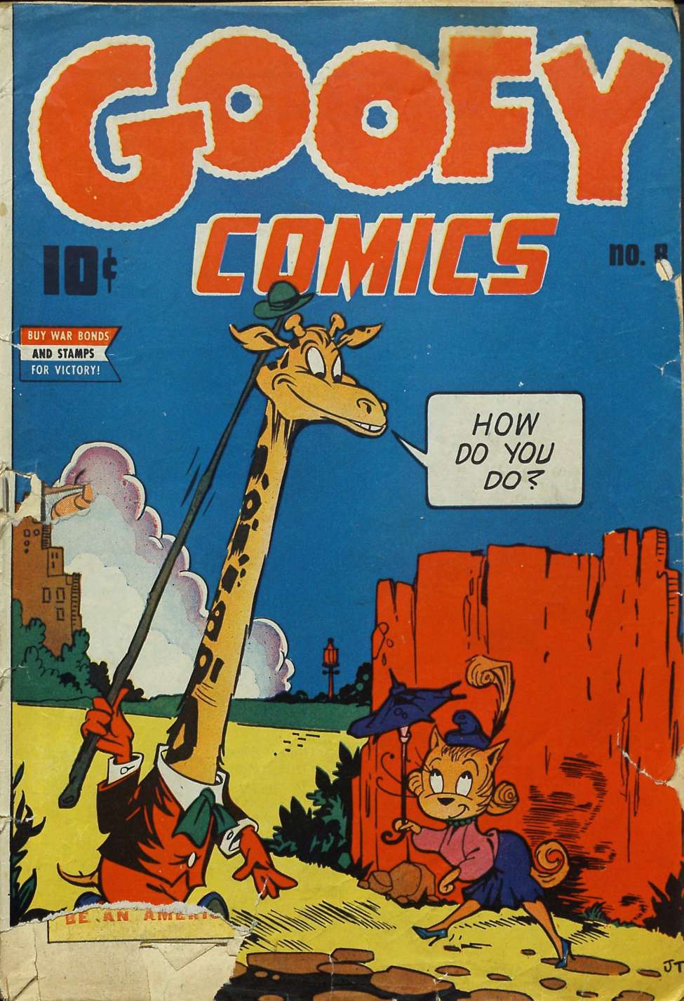 Comic Book Cover For Goofy Comics 8