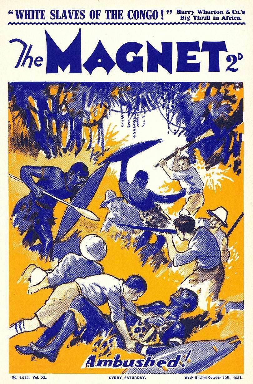 Book Cover For The Magnet 1234 - White Slaves of the Congo!