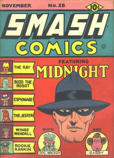 Comic Book Cover For Smash Comics 28