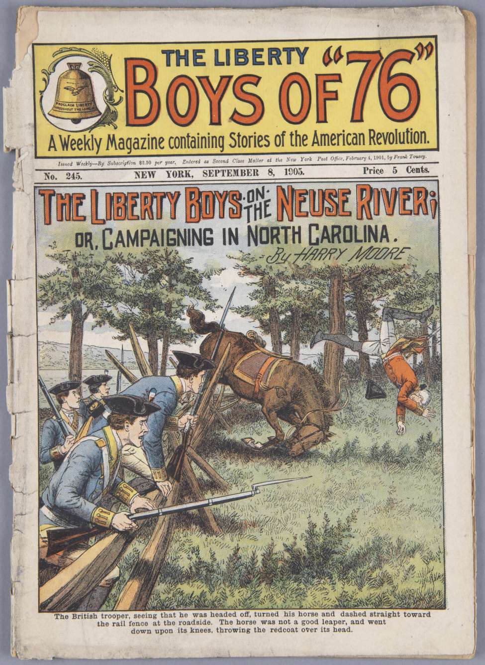 Book Cover For The Liberty Boys of 76 245 - The Liberty Boys on the Neuse River