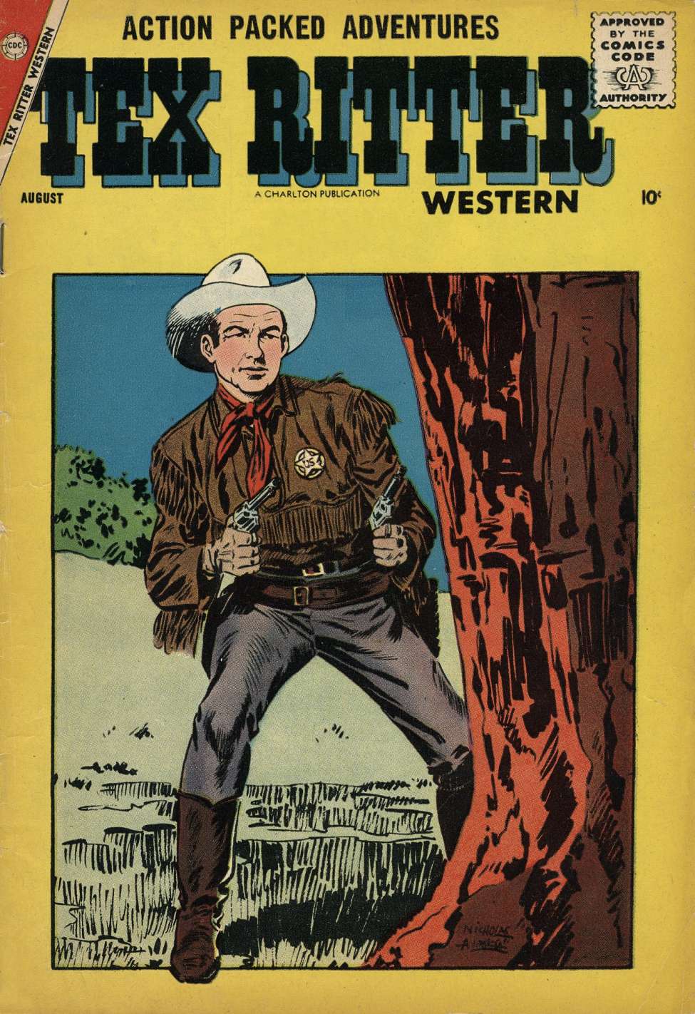 Comic Book Cover For Tex Ritter Western 42