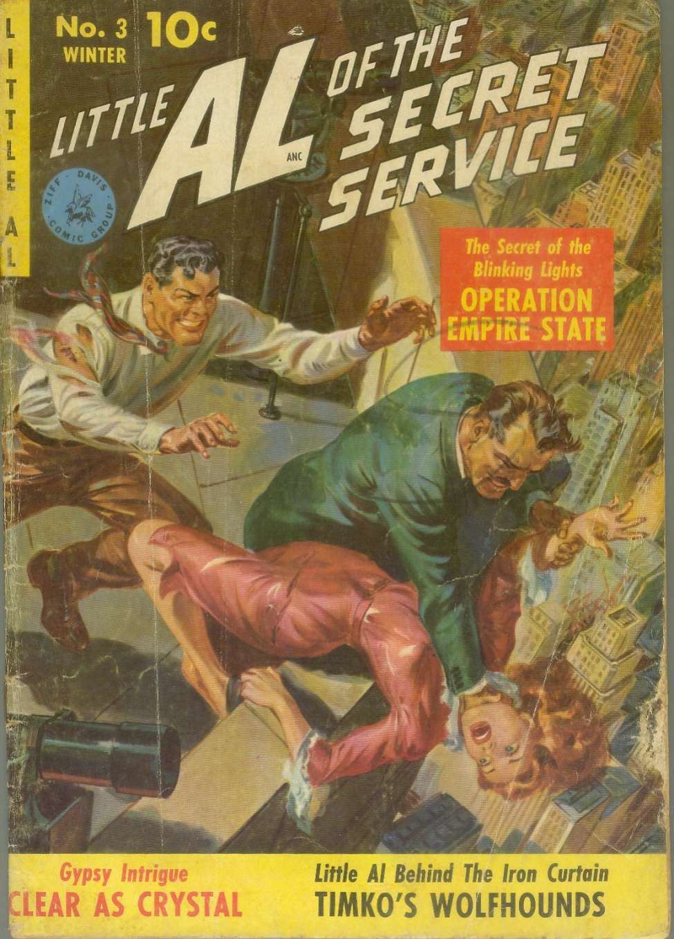 Comic Book Cover For Little Al of the Secret Service 3