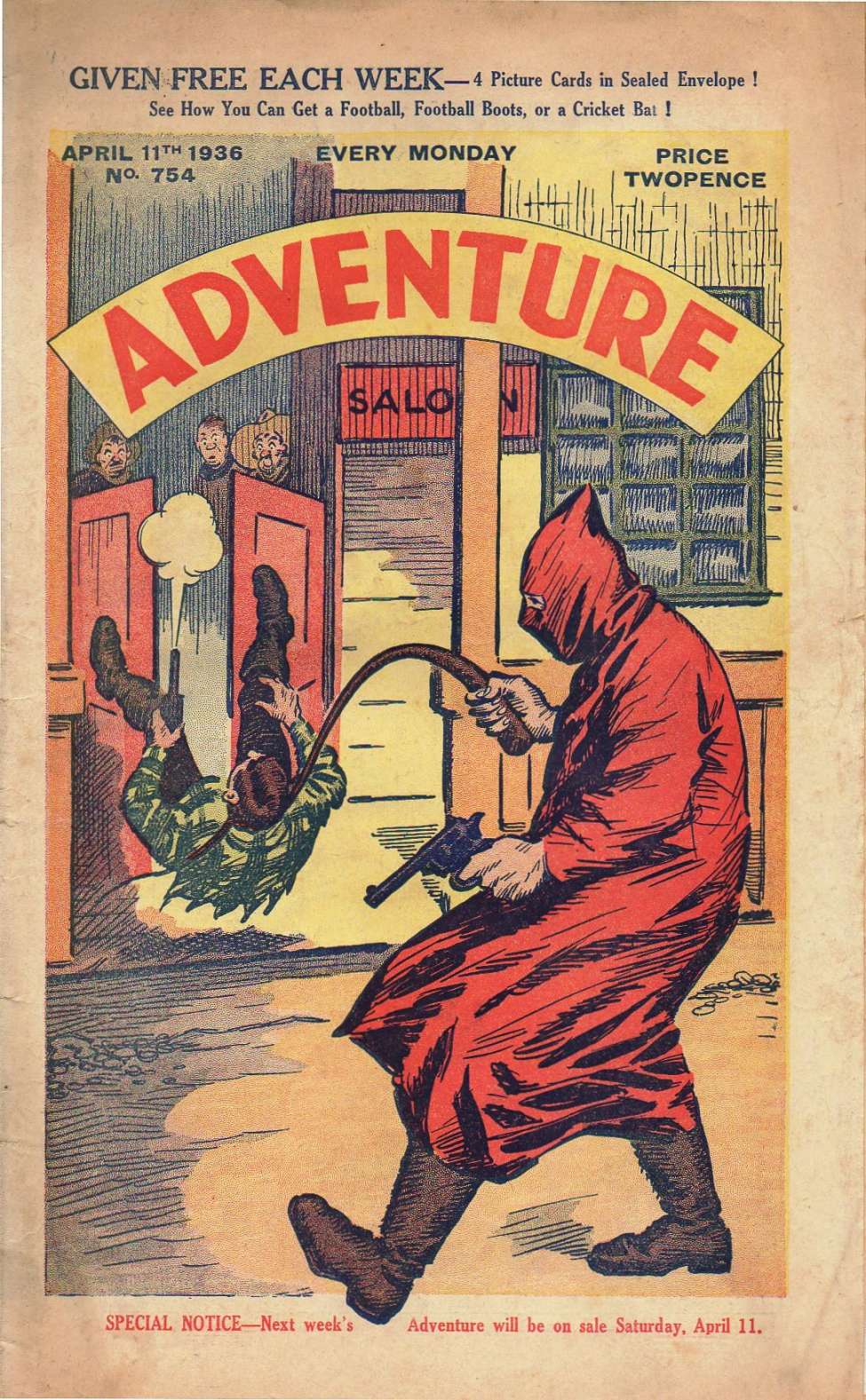 Comic Book Cover For Adventure 754 - The Revolt of the Terrible Ten Thousand