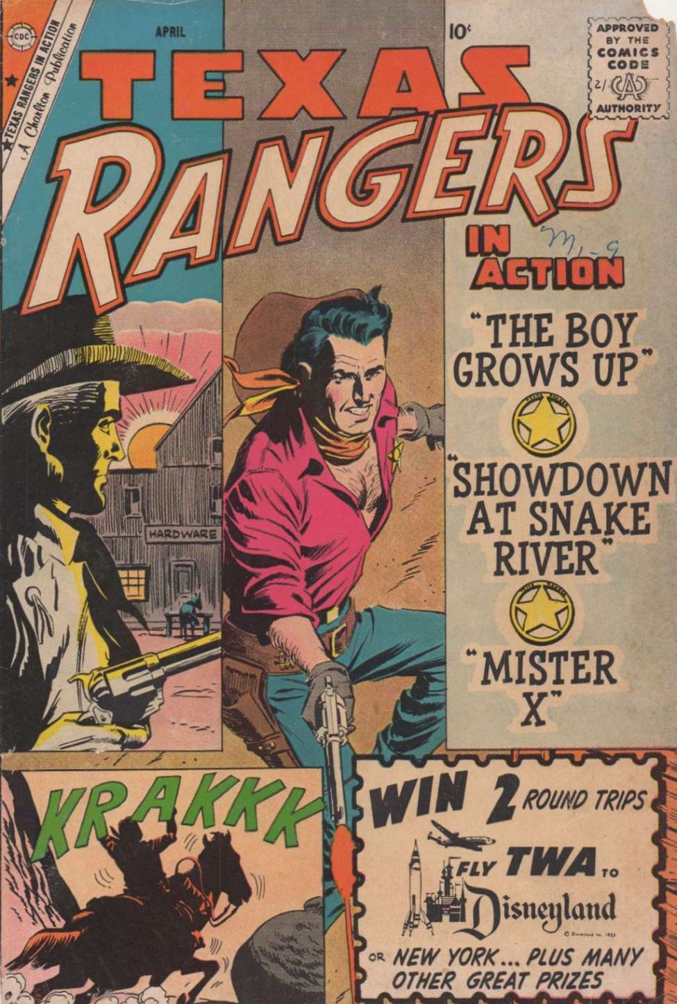 Book Cover For Texas Rangers in Action 21
