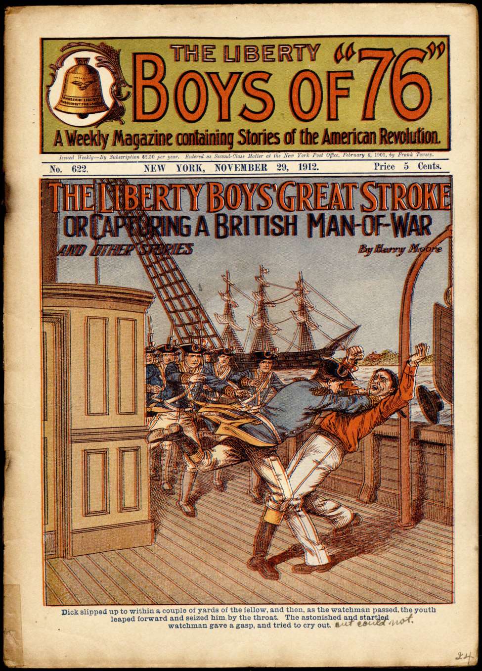 Book Cover For The Liberty Boys of 76 622 - The Liberty Boys' Great Stroke