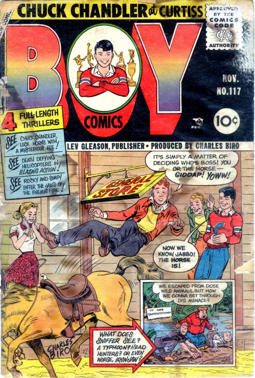 Comic Book Cover For Boy Comics 117