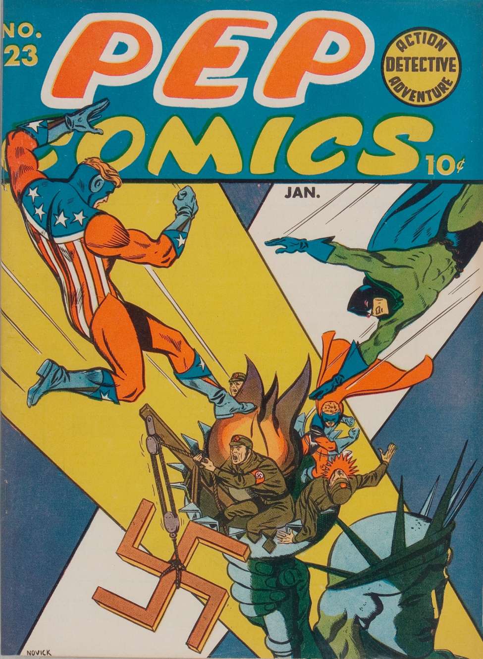 Book Cover For Pep Comics 23