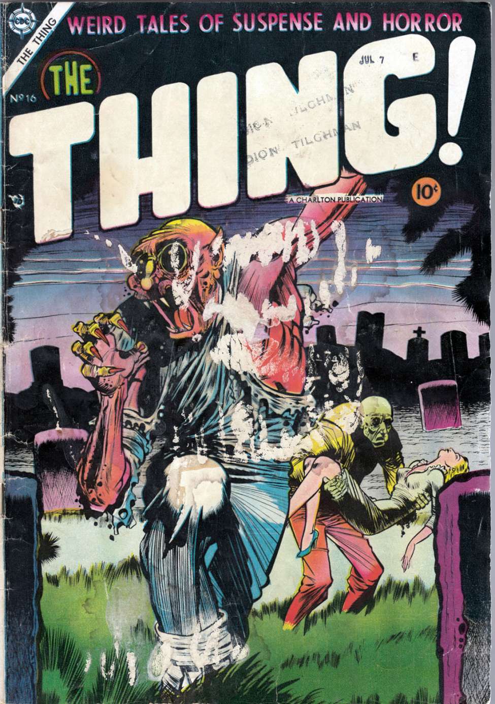 Book Cover For The Thing 16 (alt) - Version 2