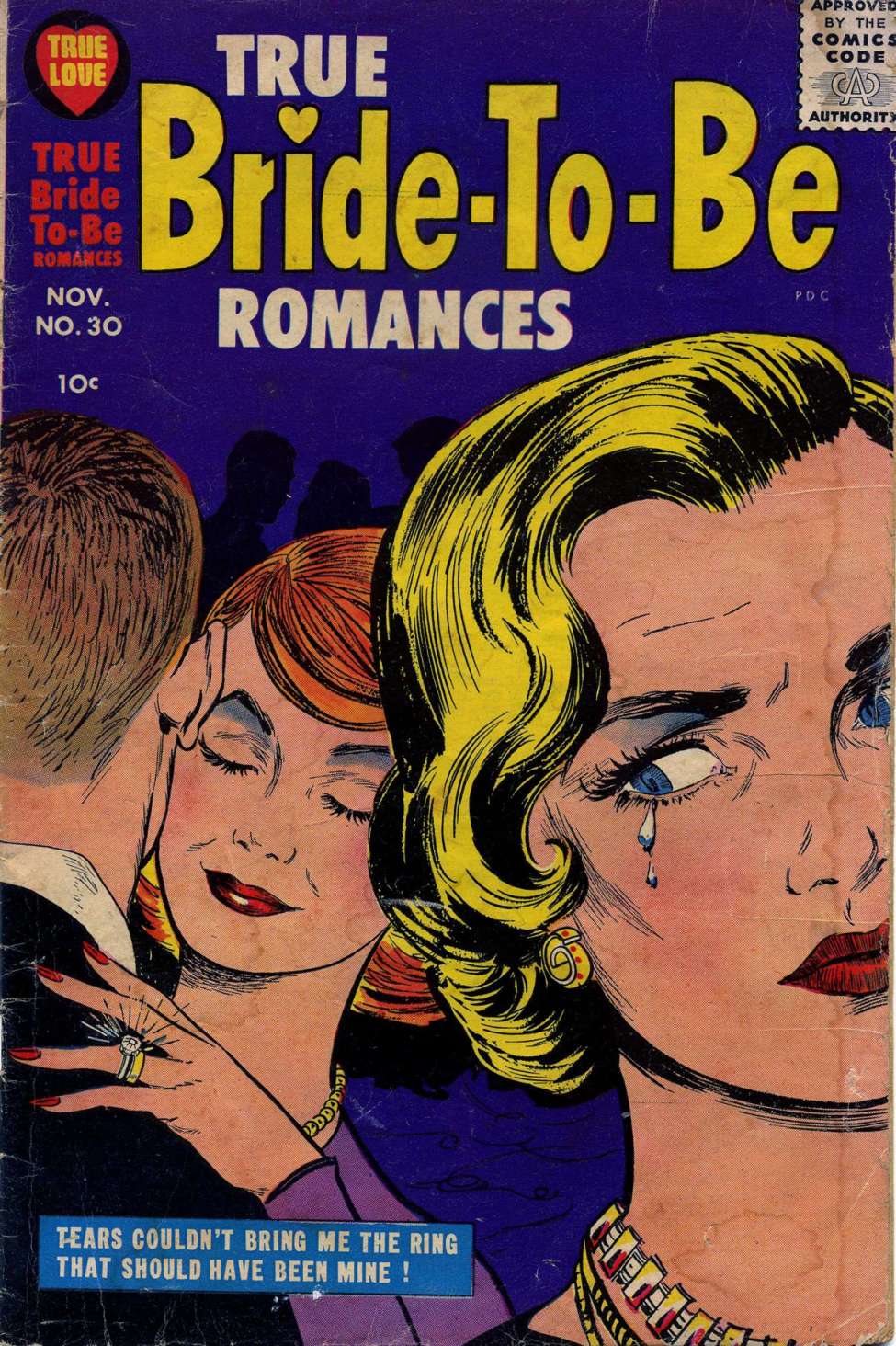 Comic Book Cover For True Bride-To-Be Romances 30
