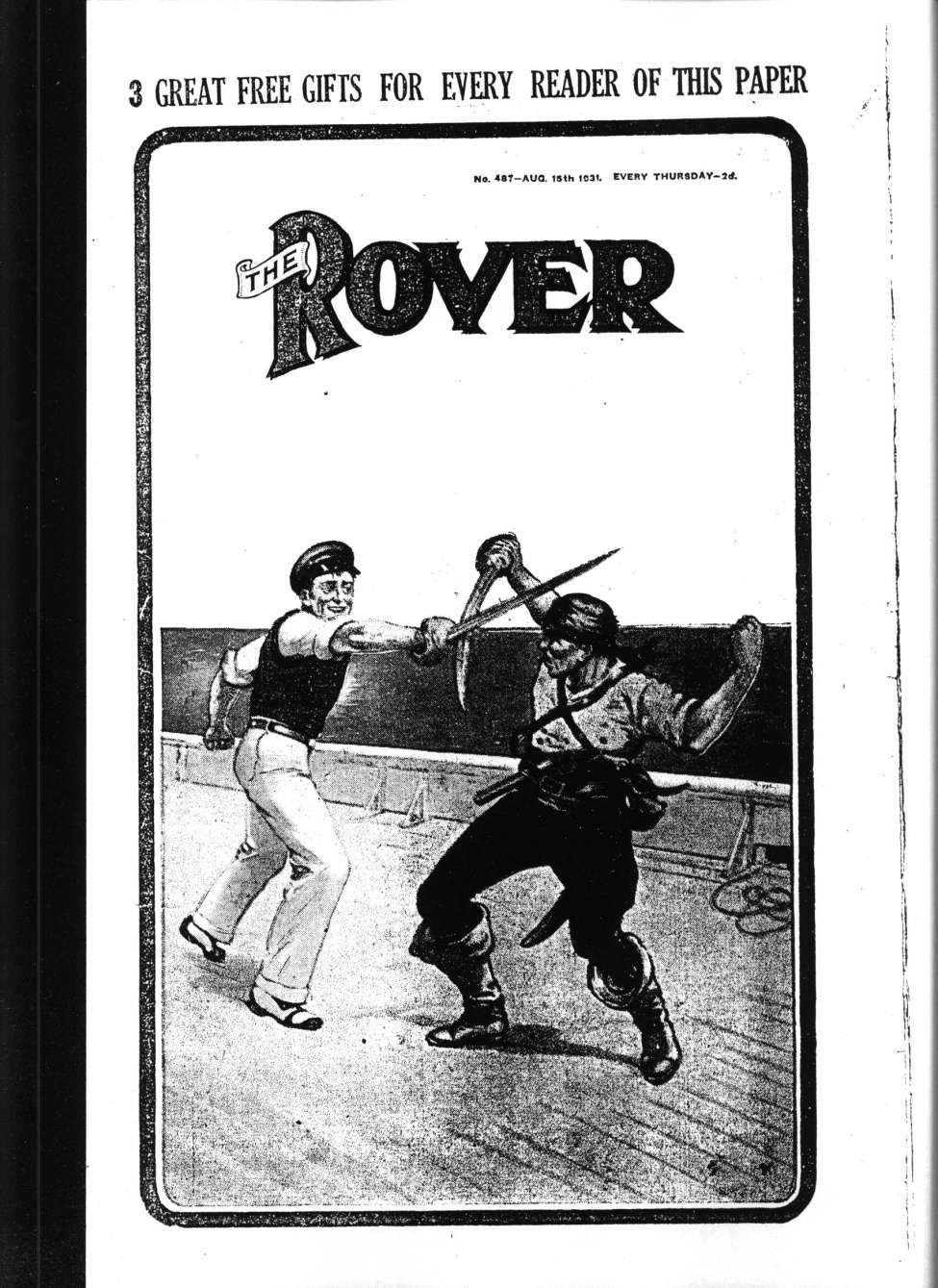 Comic Book Cover For The Rover 487