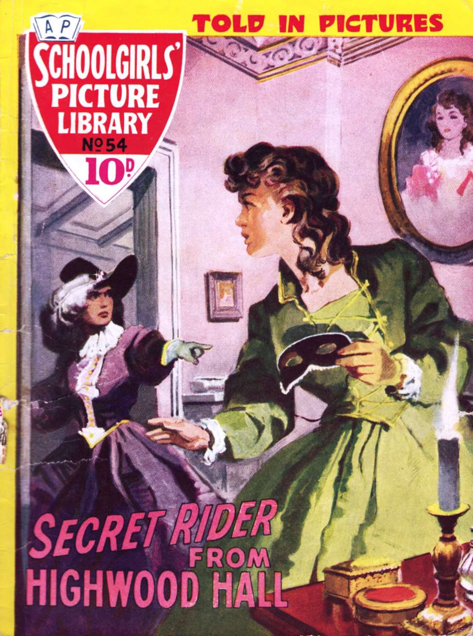 Book Cover For Schoolgirls' Picture Library 54 - Secret Rider From Highwood Hall