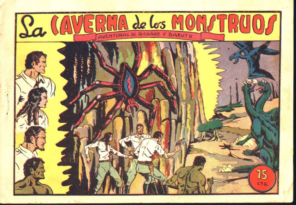 Book Cover For Richard y Bakutu 1 - La Caverna de los Monstruos
