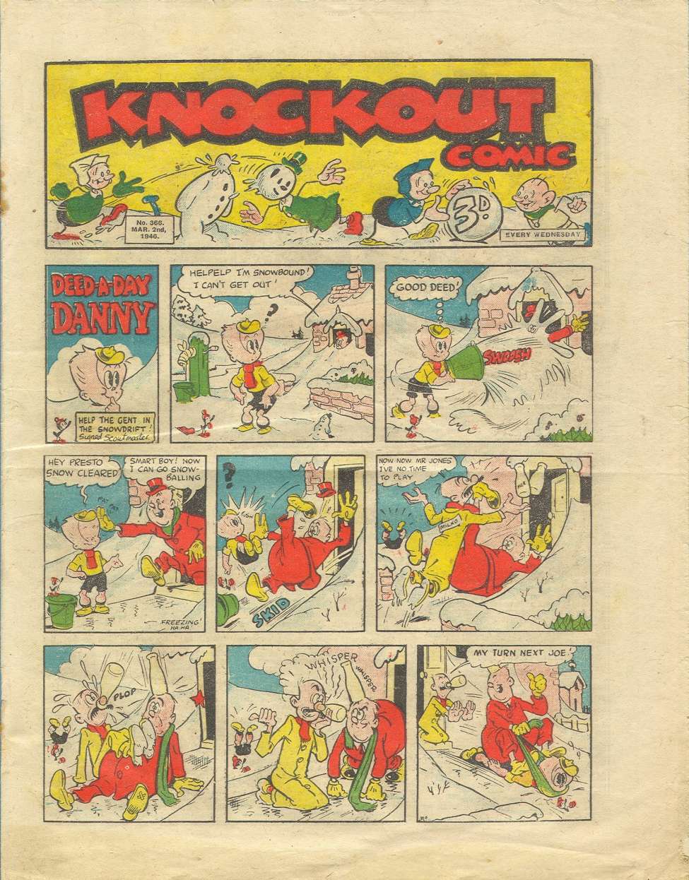 Comic Book Cover For Knockout 366