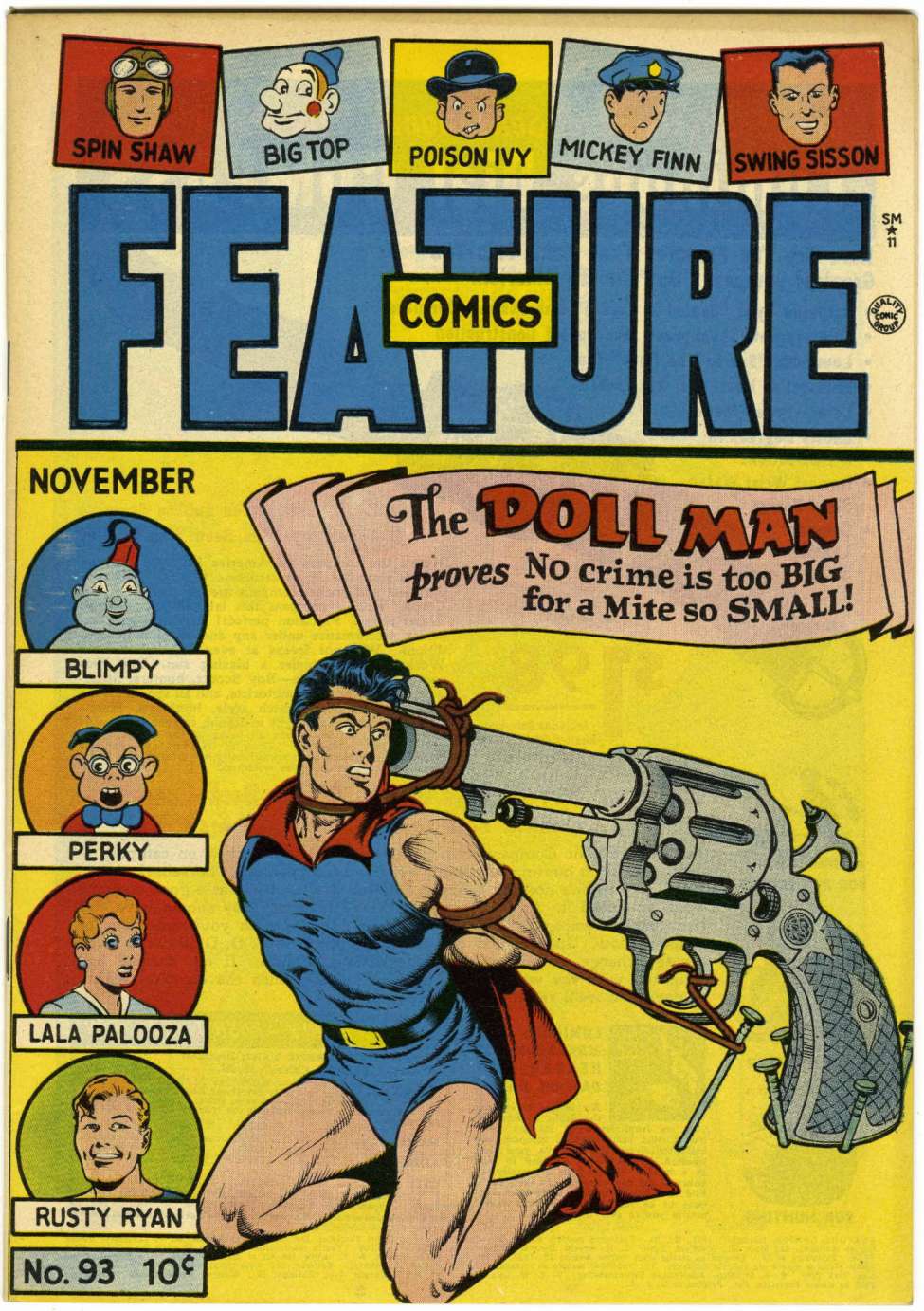 Book Cover For Feature Comics 93