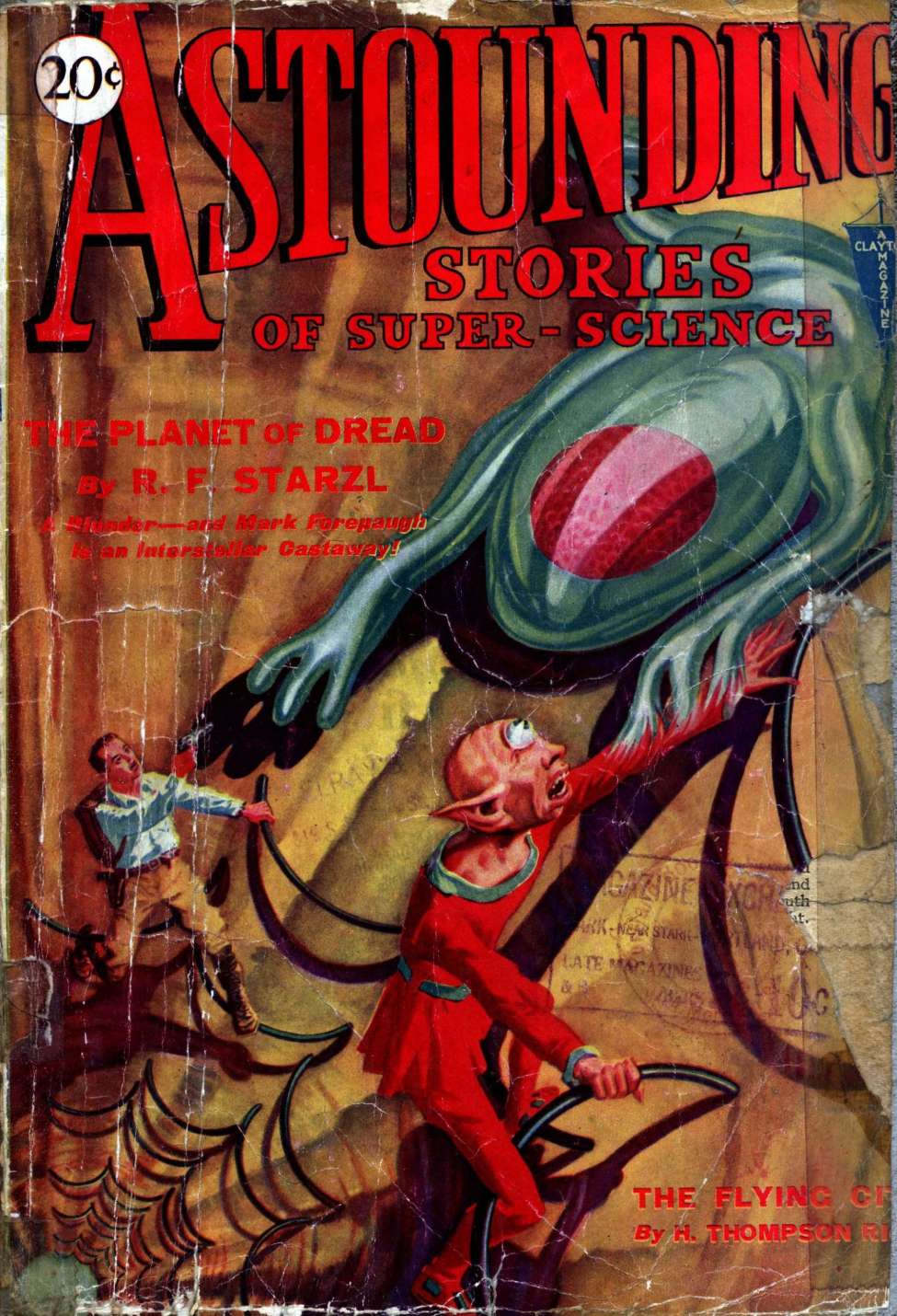 Comic Book Cover For Astounding v3 2 - The Planet of Dread - R. F. Starzl