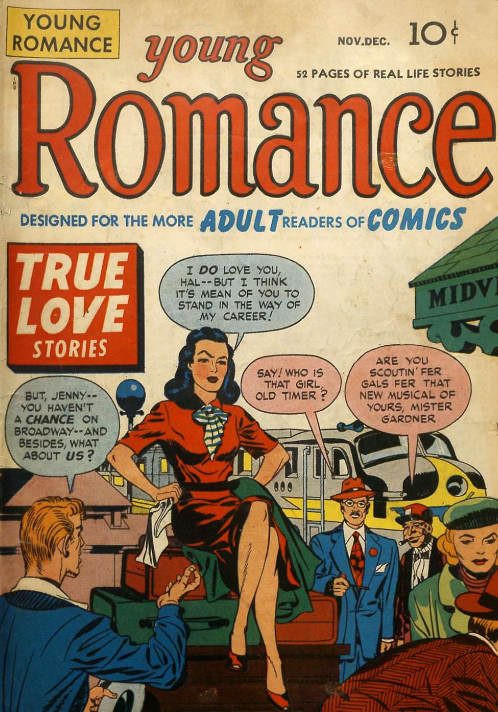 Comic Book Cover For Young Romance 2
