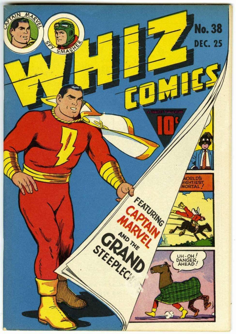 Comic Book Cover For Capt. Marvel Whiz Archives Vol 9