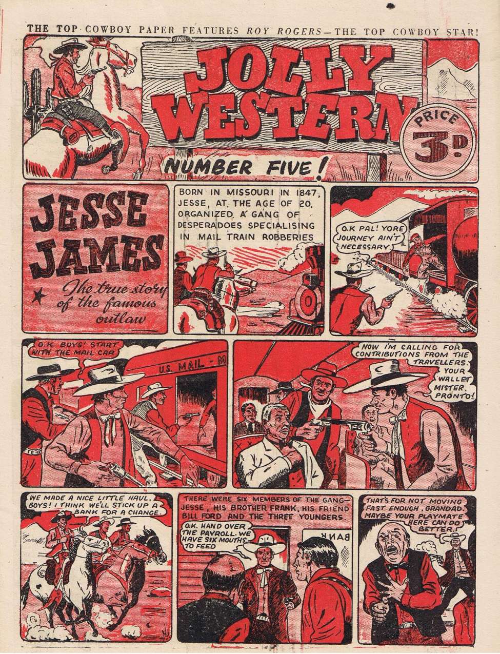 Comic Book Cover For Jolly Western 5