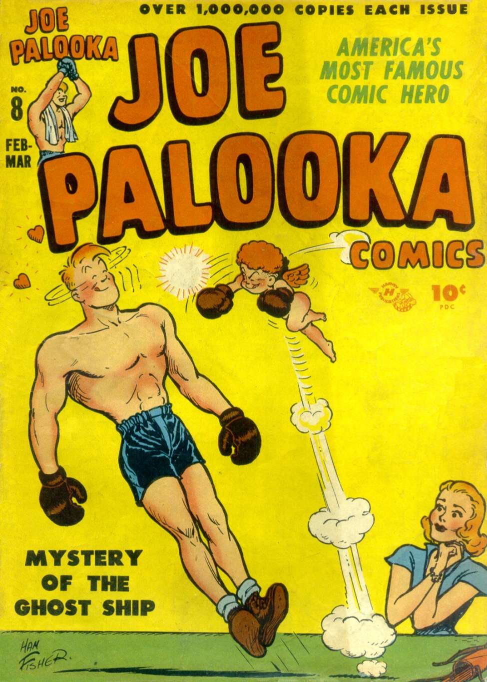 Comic Book Cover For Joe Palooka Comics 8