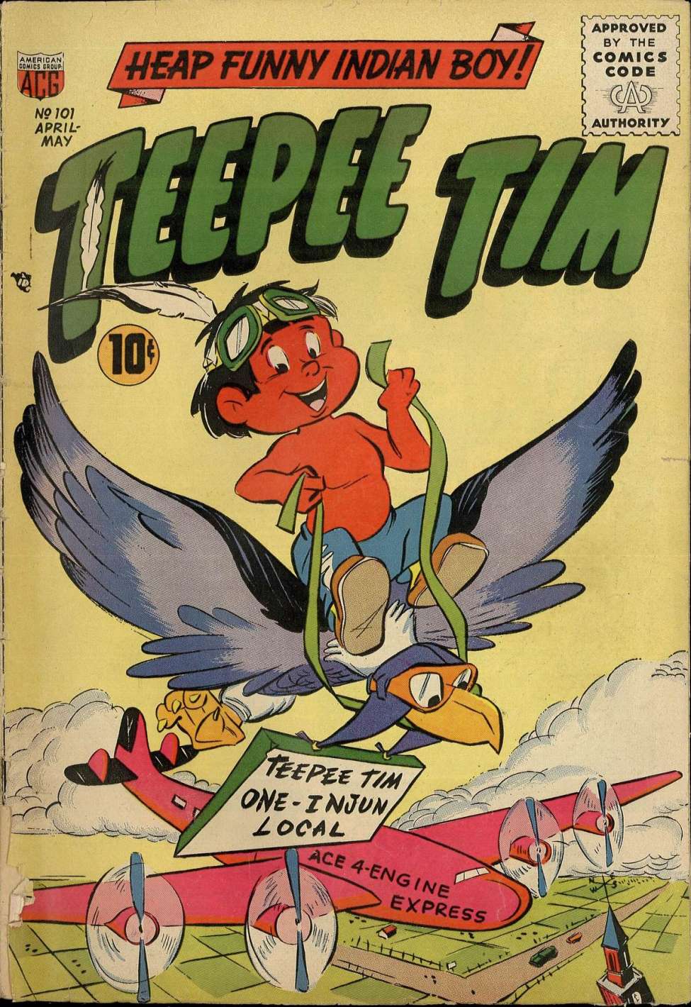 Comic Book Cover For Teepee Tim 101