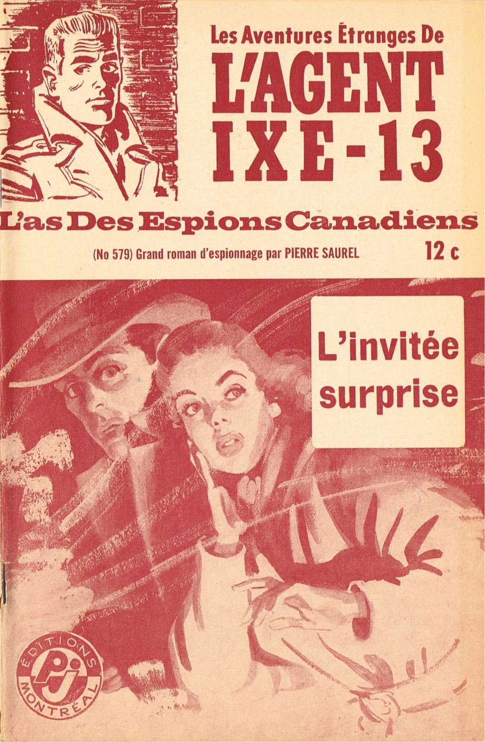 Book Cover For L'Agent IXE-13 v2 579 - L'invitée surprise