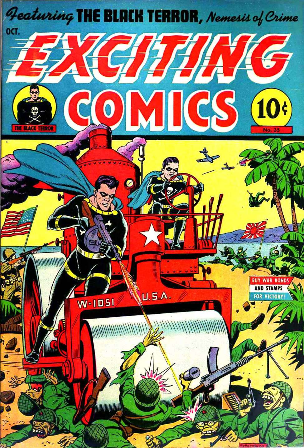 Comic Book Cover For Exciting Comics 35 (paper/2fiche)