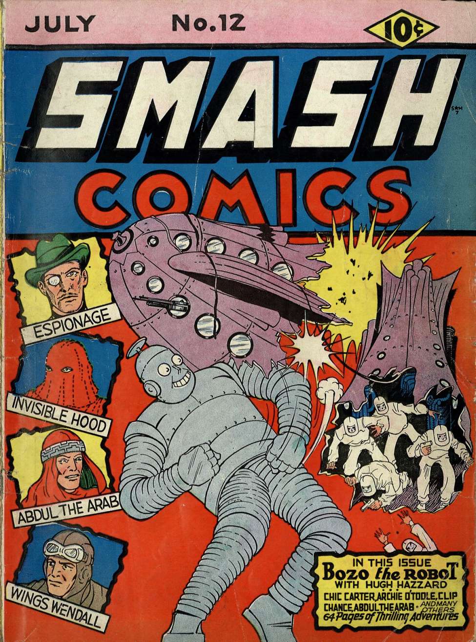 Book Cover For Smash Comics 12