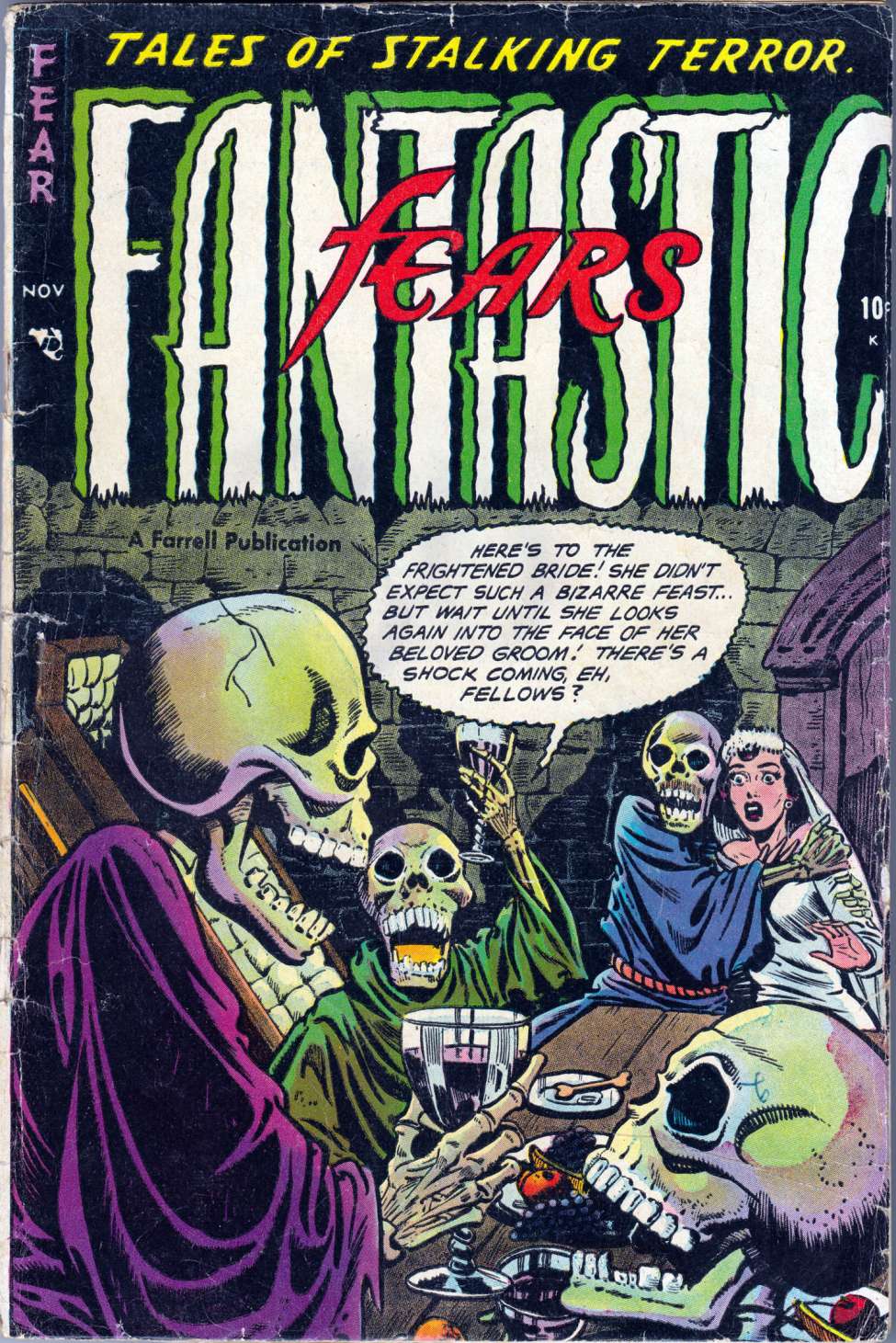 Comic Book Cover For Fantastic Fears 4