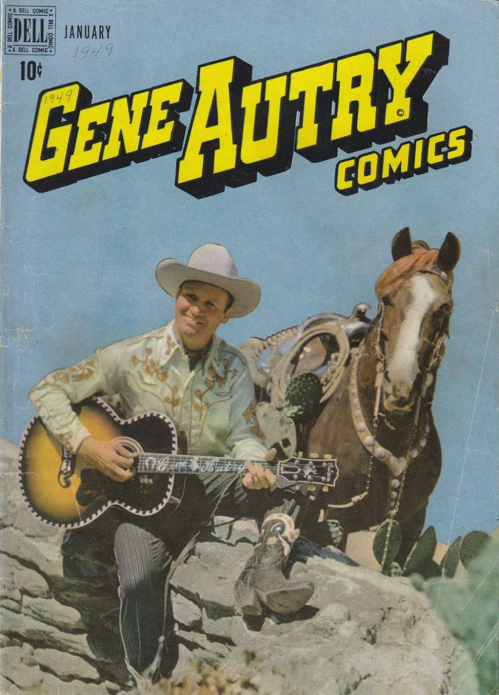Comic Book Cover For Gene Autry Comics 23
