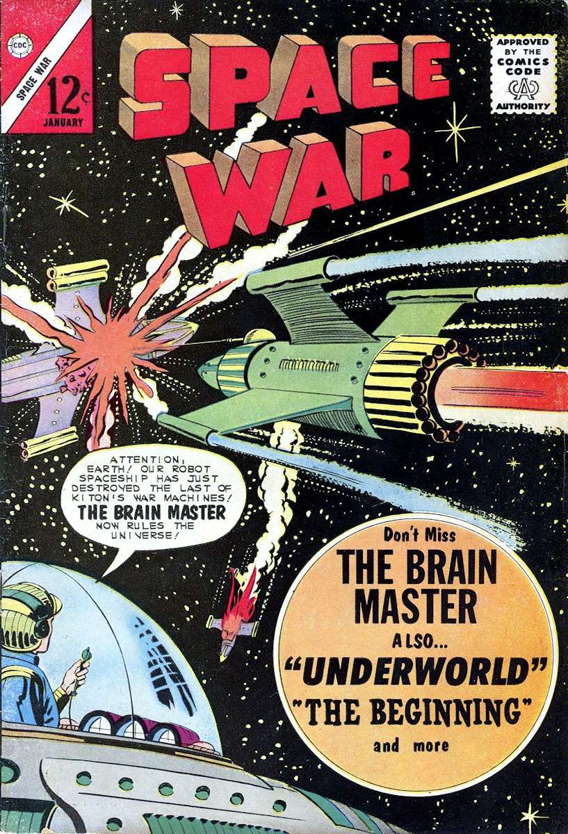Comic Book Cover For Space War 20 - Version 1