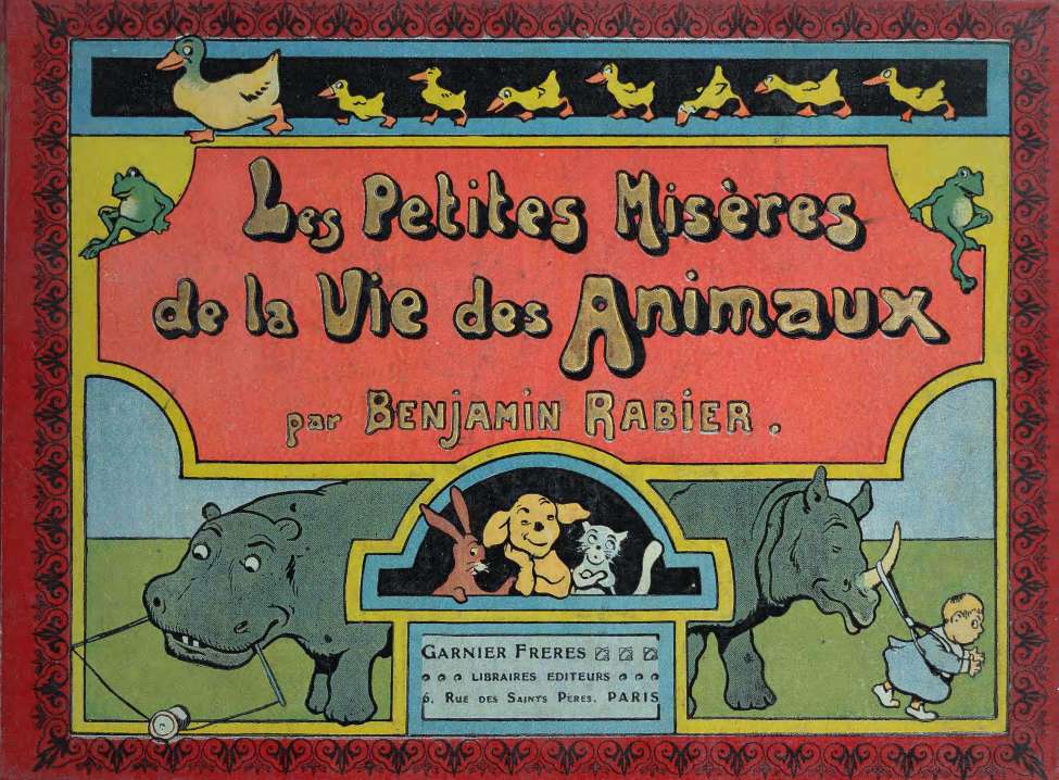 Book Cover For Les Petites Miseres de la Vie des Animaux