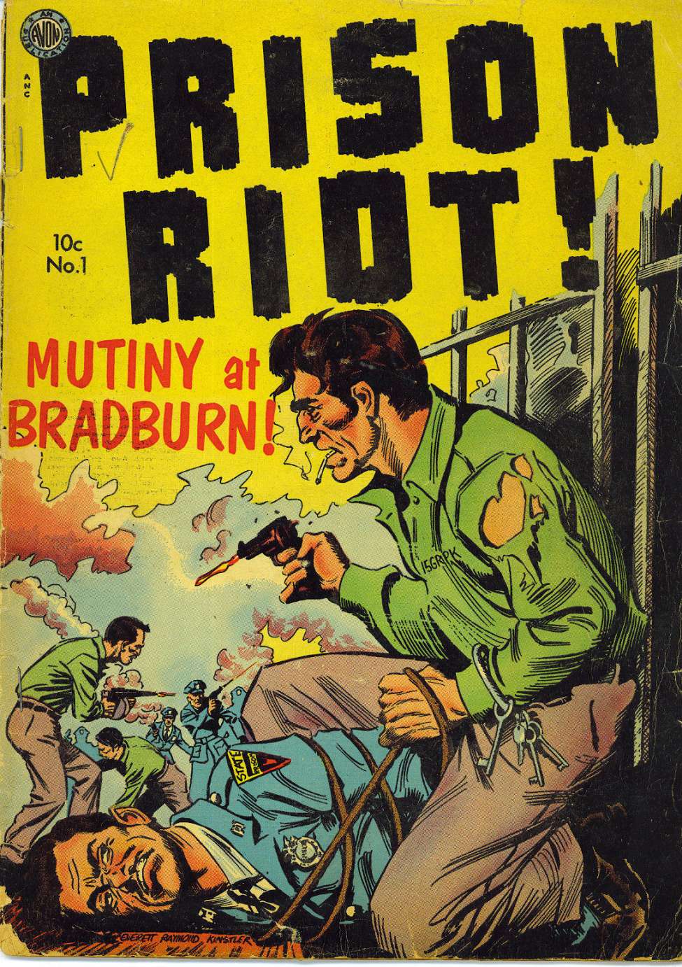 Comic Book Cover For Prison Riot 1