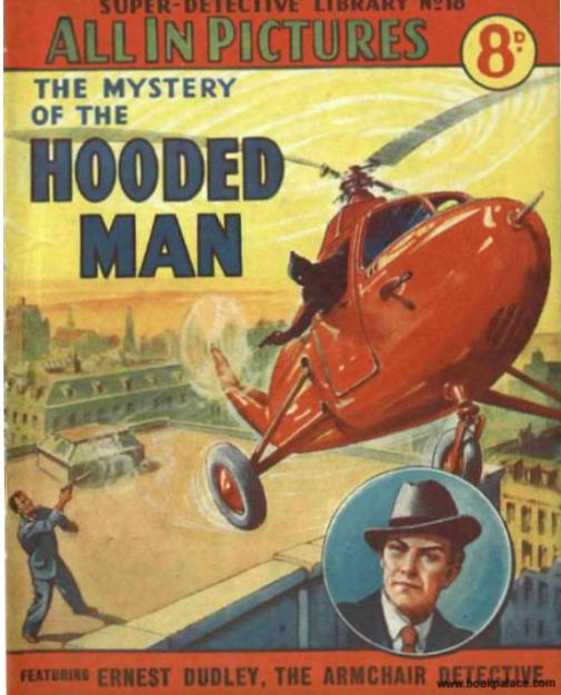 Book Cover For Super Detective Library 18 - The Mystery of the Hooded Man