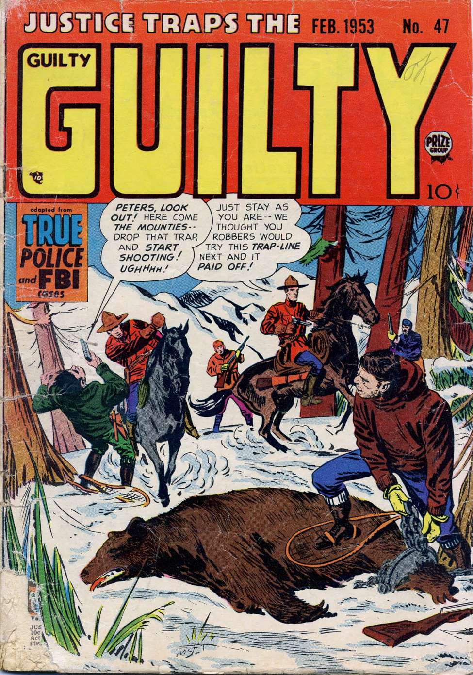 Comic Book Cover For Justice Traps the Guilty 47