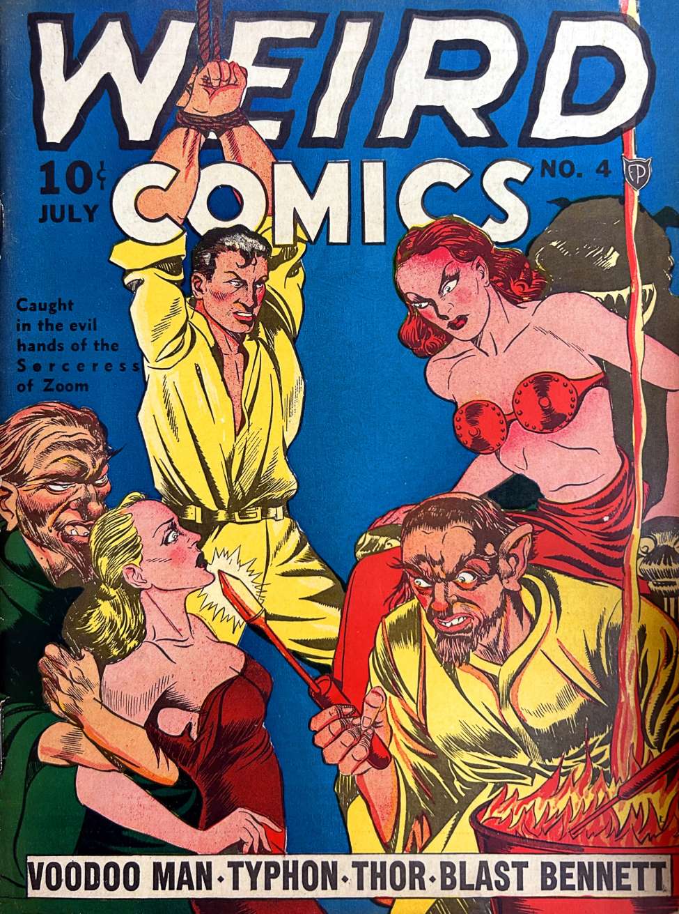 Book Cover For Weird Comics 4 - Version 1