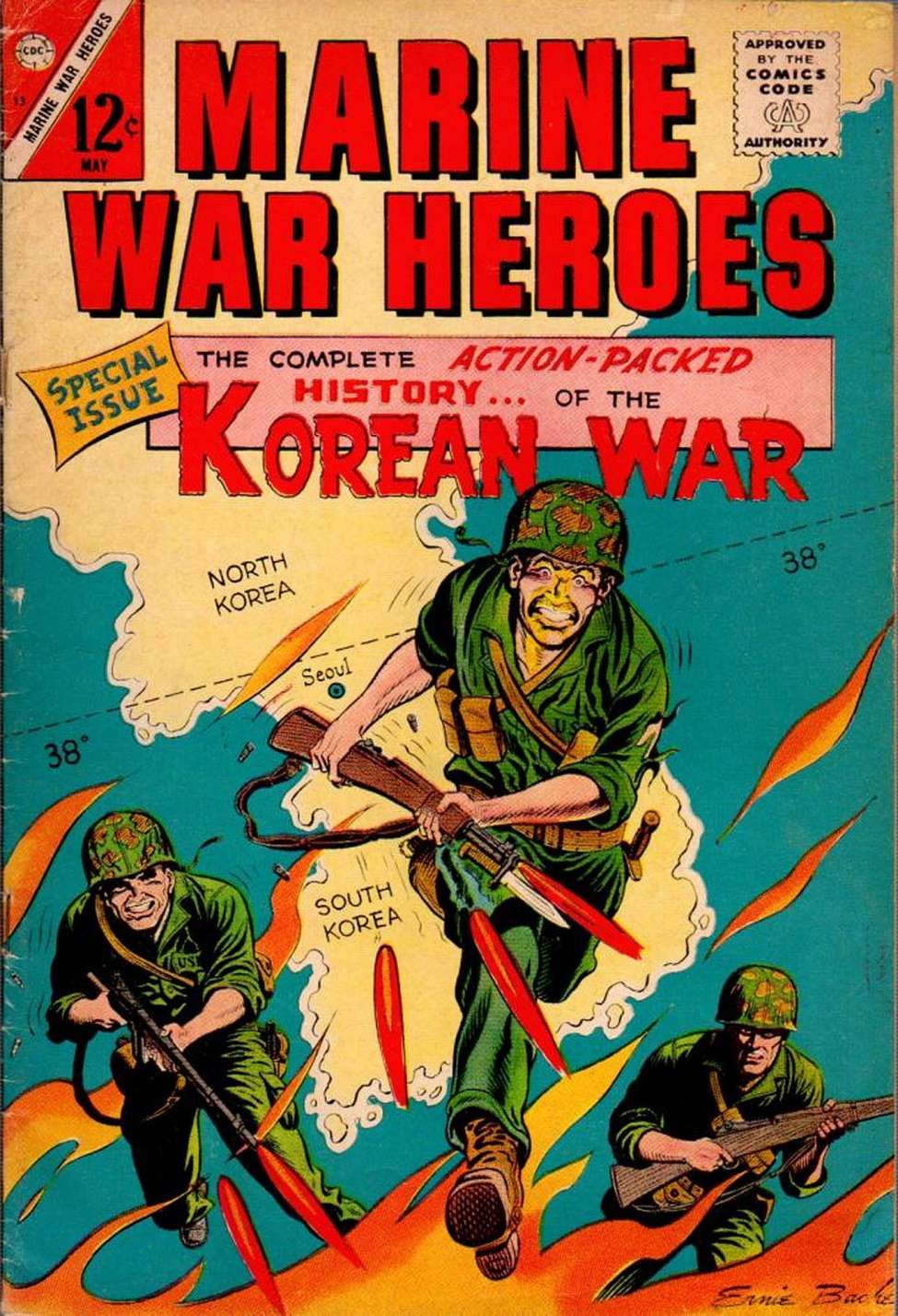 Comic Book Cover For Marine War Heroes 13