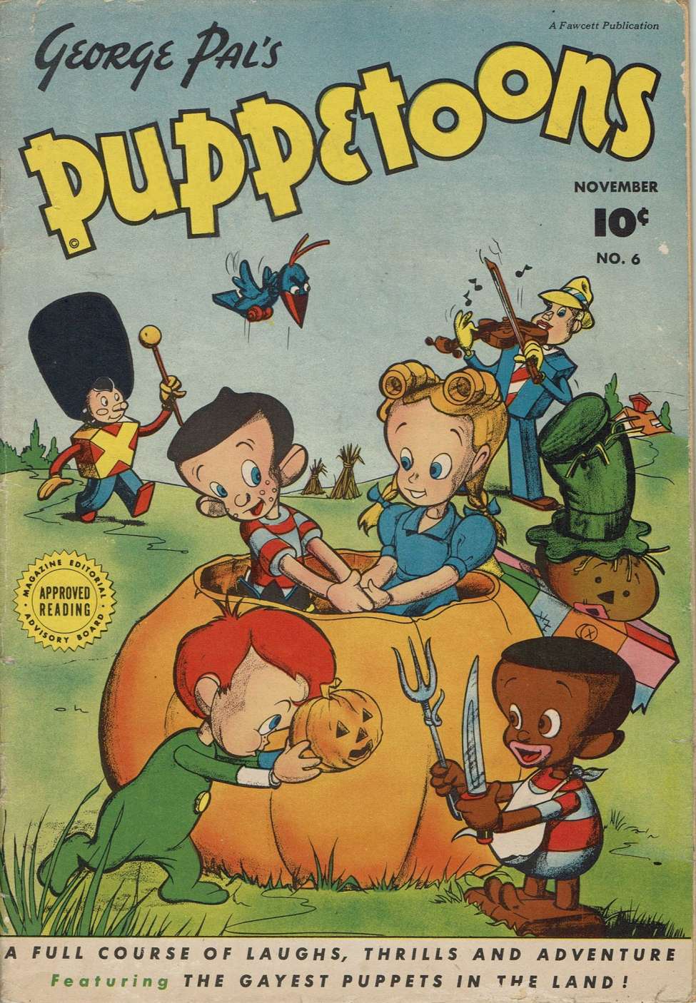 Comic Book Cover For George Pal's Puppetoons 6