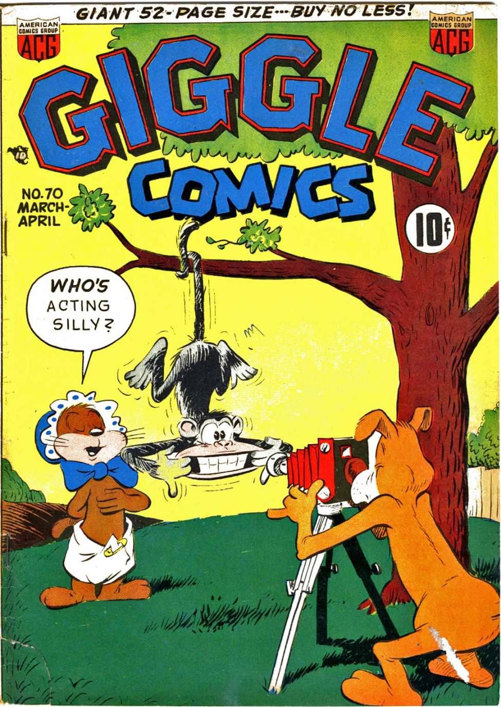Comic Book Cover For Giggle Comics 70 - Version 2